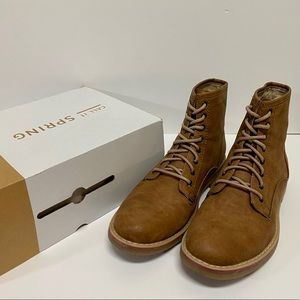 Call It Spring Mens Laceup Boots Size 11 Color Tan
